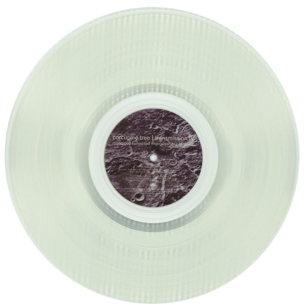 Porcupine Tree Transmission IV - Moonloop EP - Clear Vinyl UK vinyl LP album (LP record) PCULPTR864507