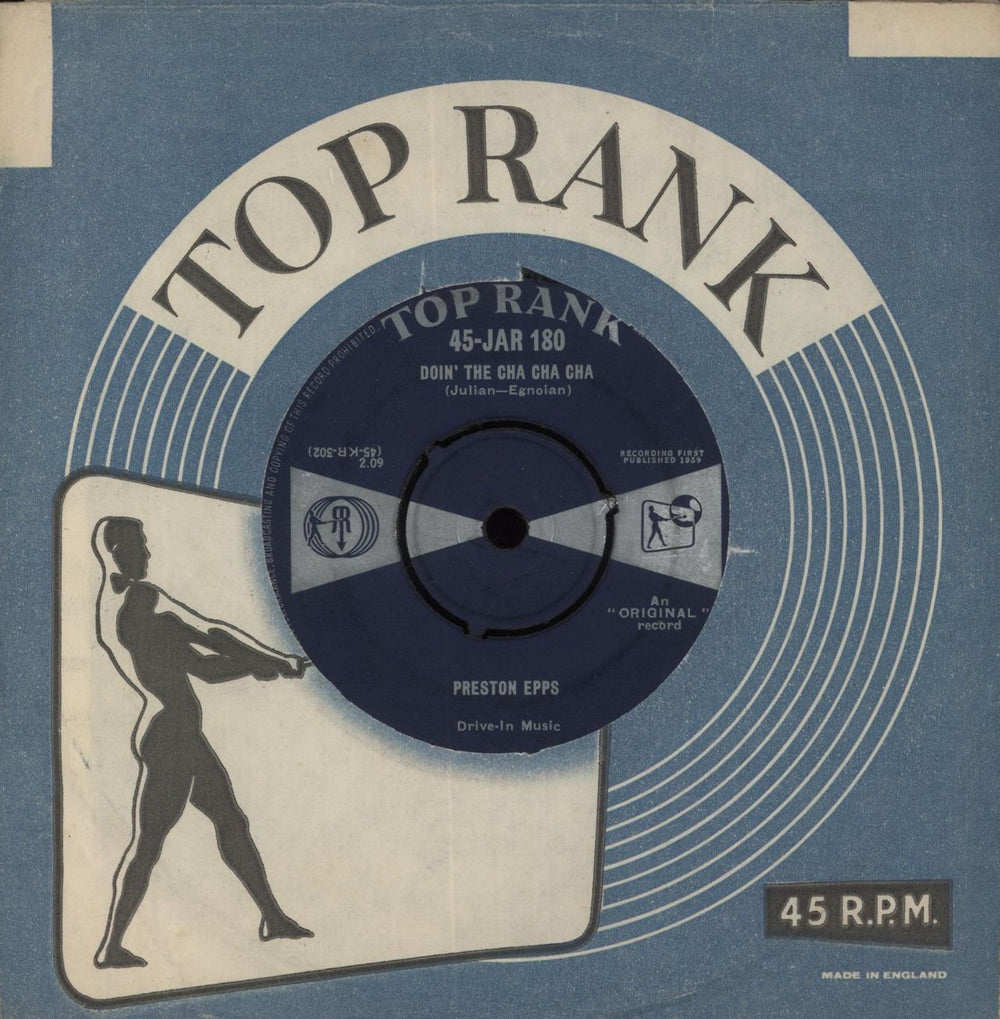 Preston Epps Bongos In Pastel UK 7" vinyl single (7 inch record / 45)