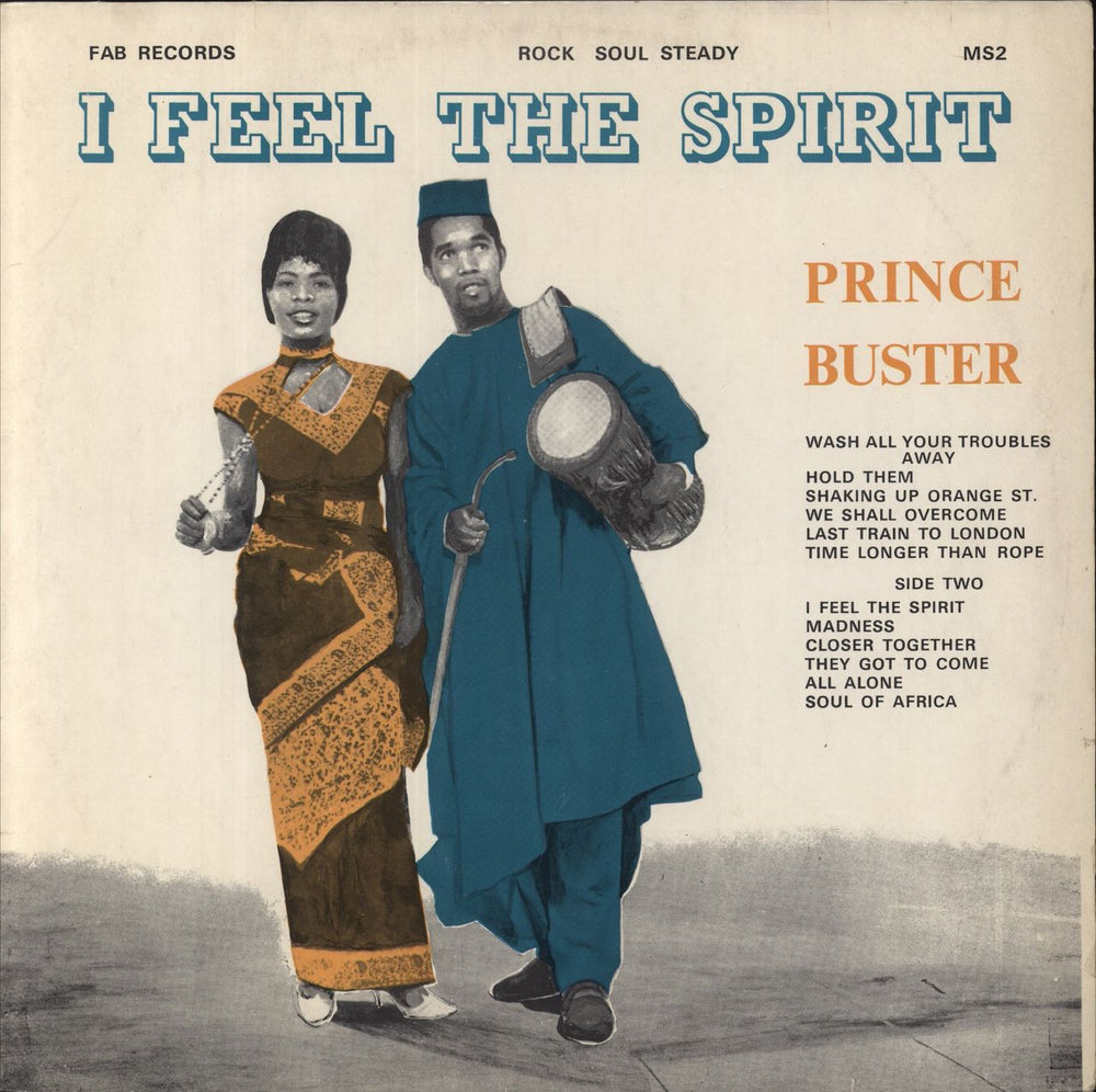 Prince Buster I Feel The Spirit - VG UK vinyl LP album (LP record) MS2