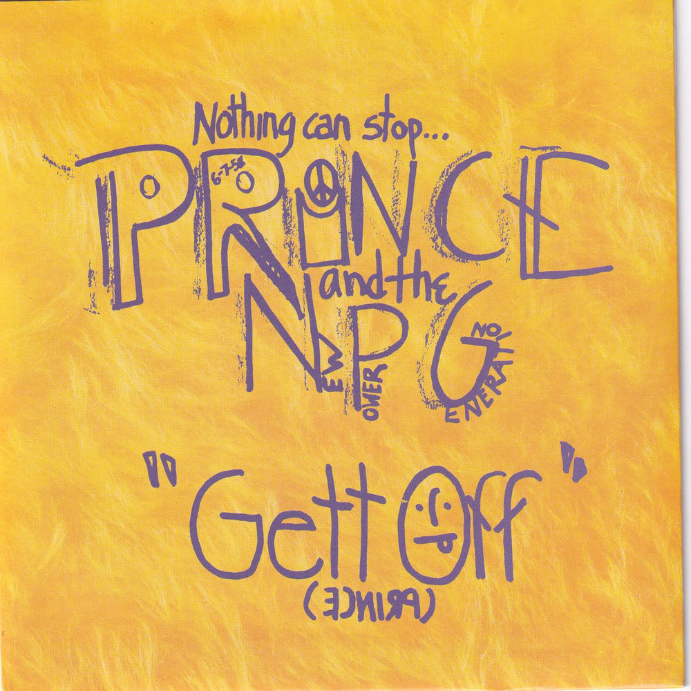 Prince Gett Off UK 7" vinyl single (7 inch record / 45) W0056