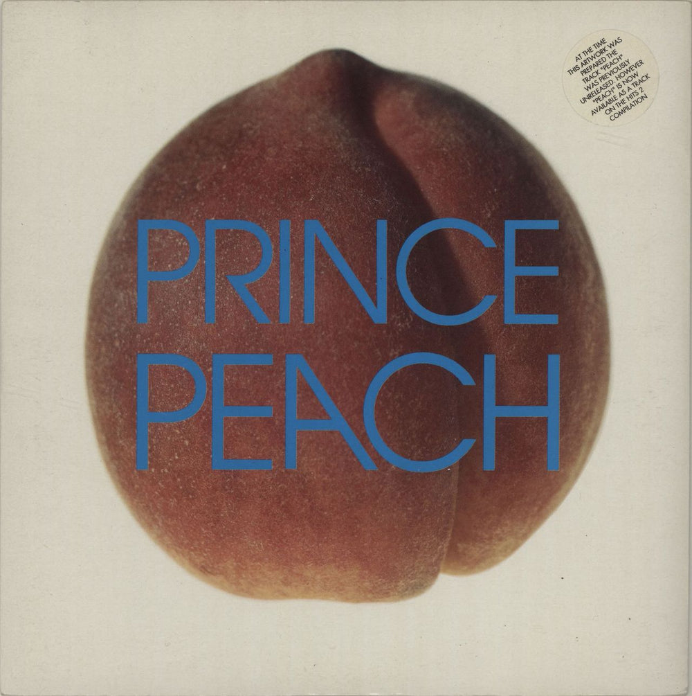 Prince Peach UK 7" vinyl single (7 inch record / 45) W0210