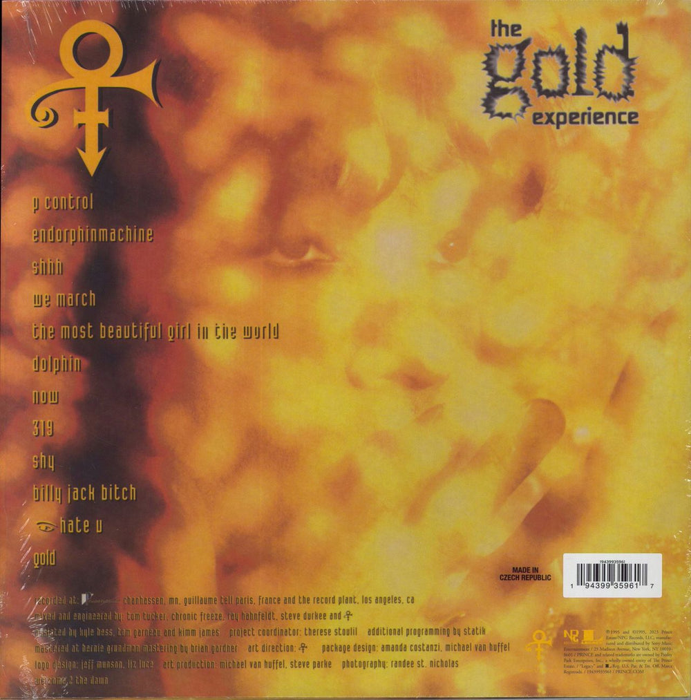 Prince The Gold Experience UK 2-LP vinyl record set (Double LP Album) 194399359617