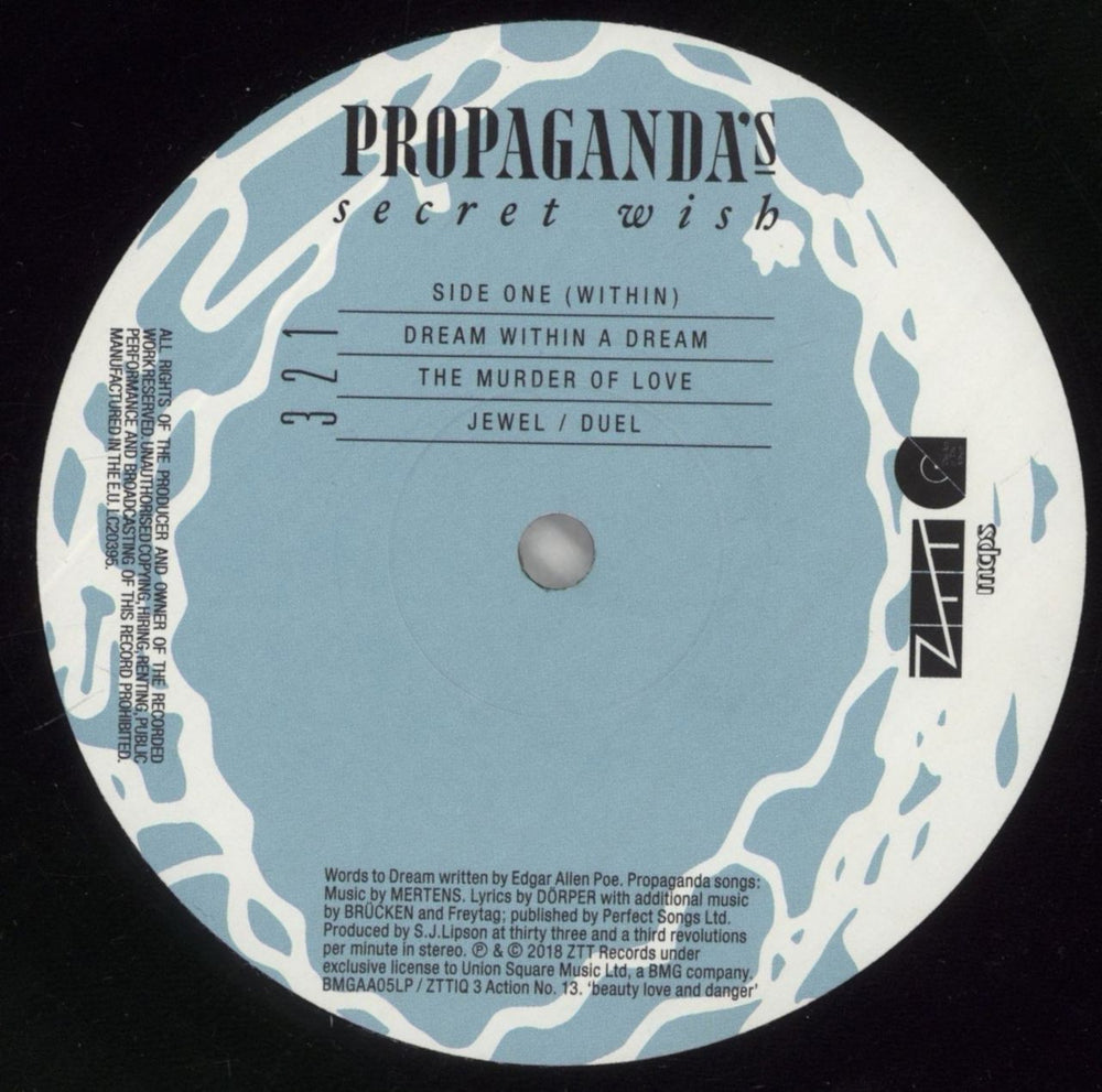 Propaganda A Secret Wish + Art Print - 180gram Vinyl UK vinyl LP album (LP record) PROLPAS779282