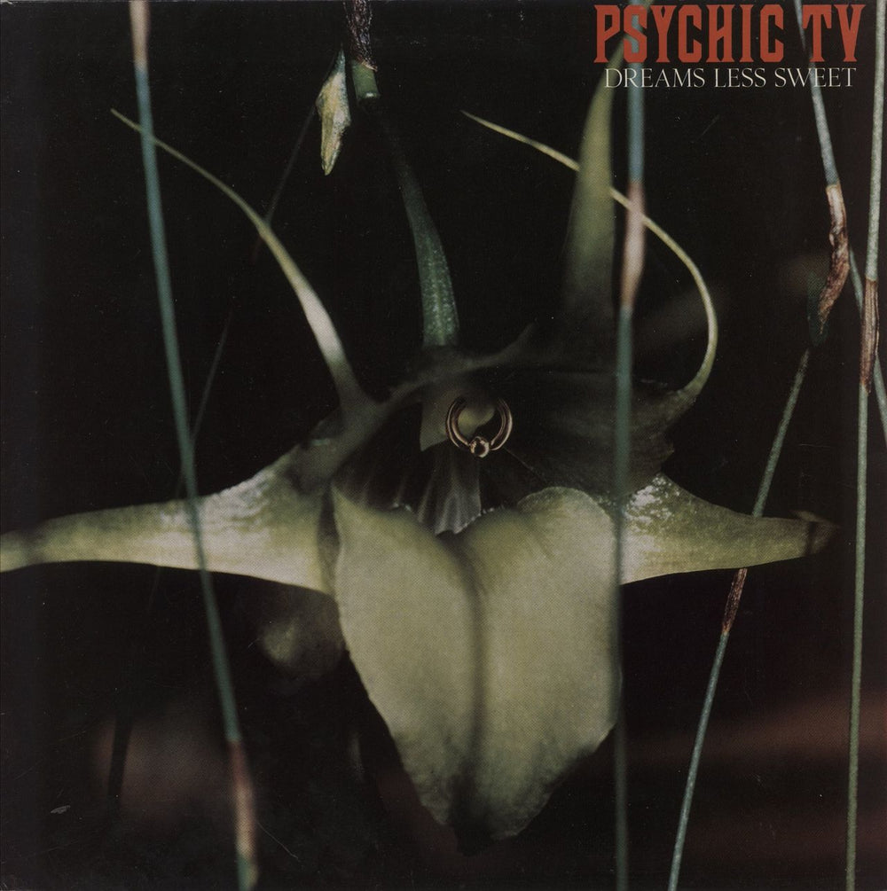 Psychic TV Dreams Less Sweet - Gold promo stamped UK vinyl LP album (LP record) 25737