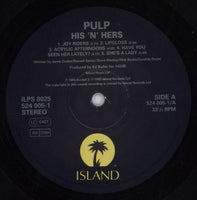 Pulp His 'N' Hers - EX UK vinyl LP album (LP record) PULLPHI618403