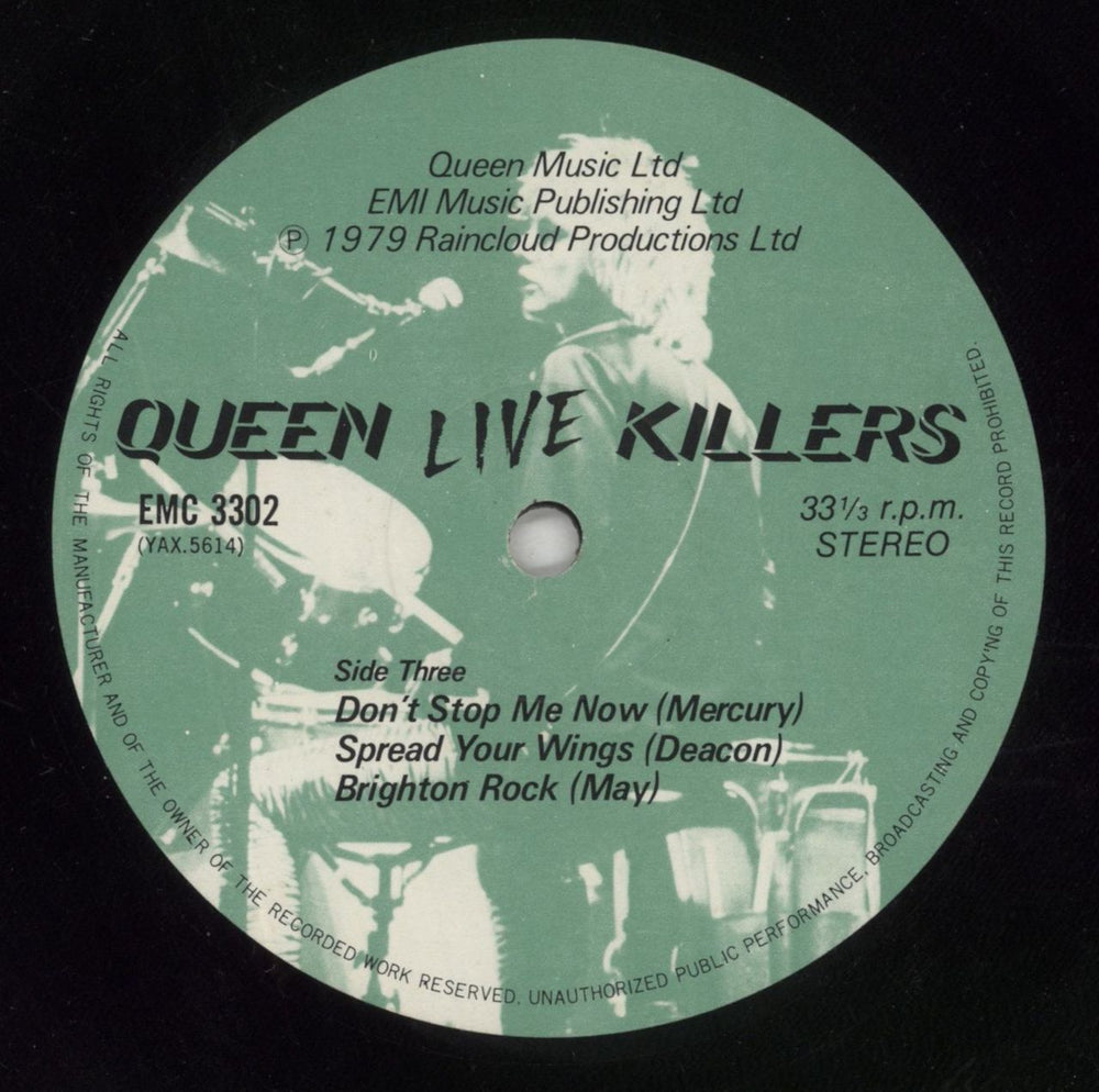 Queen Live Killers - VG UK 2-LP vinyl record set (Double LP Album)