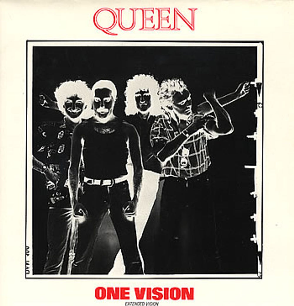 Queen One Vision UK 12" vinyl single (12 inch record / Maxi-single) 12QUEEN6