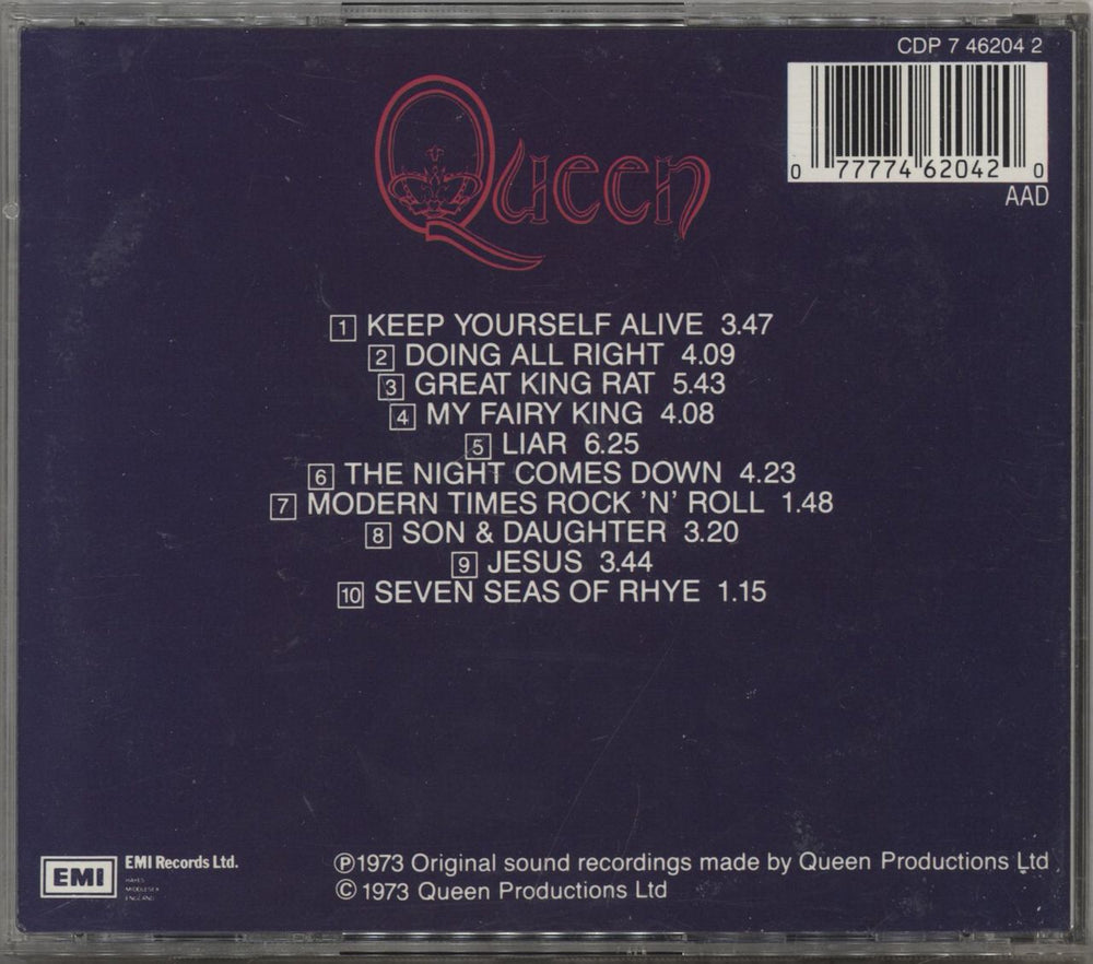Queen Queen - 92 UK CD album (CDLP) 077774620420