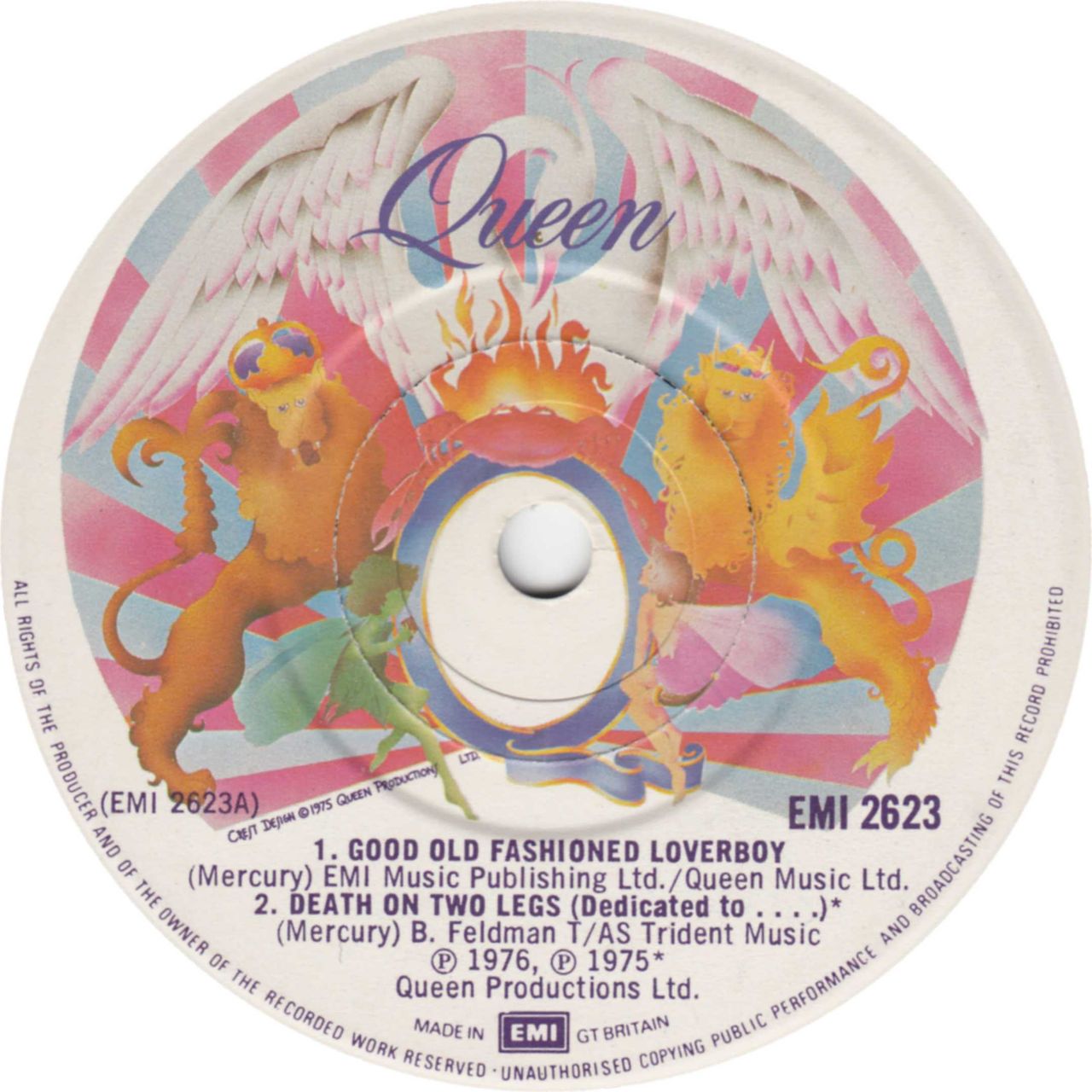 Queen Queen's First EP - Solid UK 7" vinyl single (7 inch record / 45) EMI2623