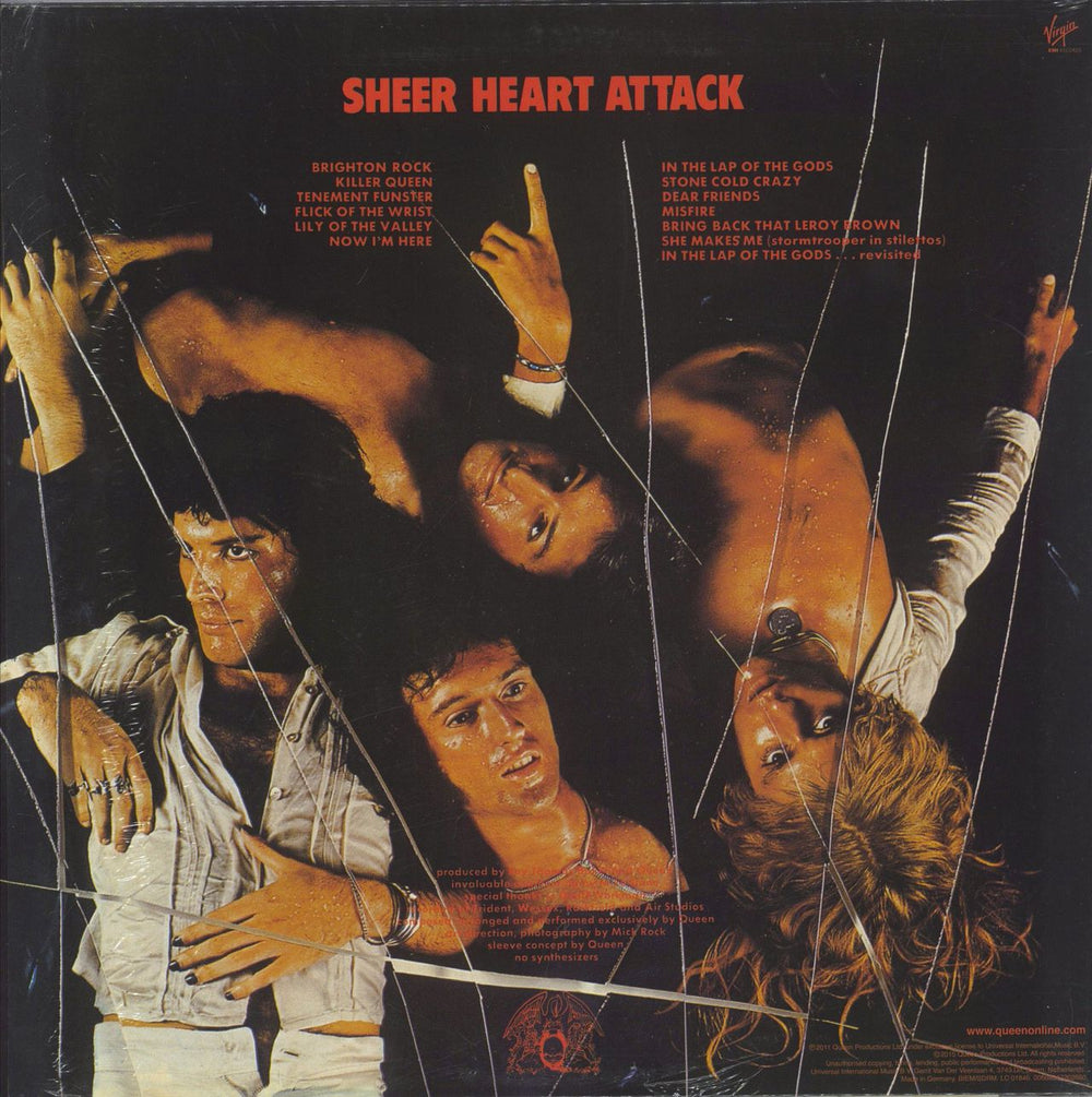 Queen Sheer Heart Attack - 180 Gram Half Speed Mastered UK vinyl LP album (LP record) 602547202680