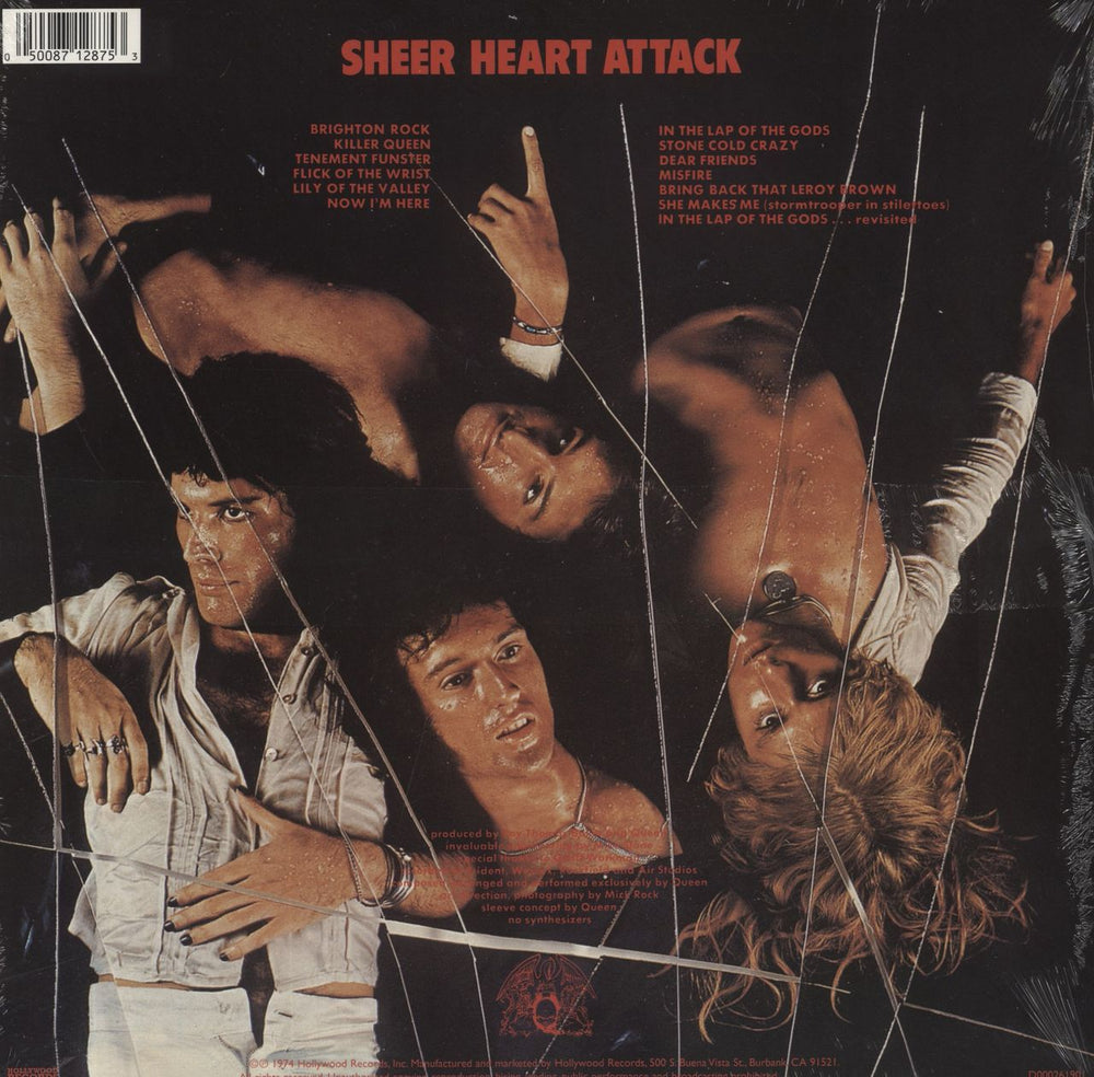 Queen Sheer Heart Attack US vinyl LP album (LP record) 050087128753