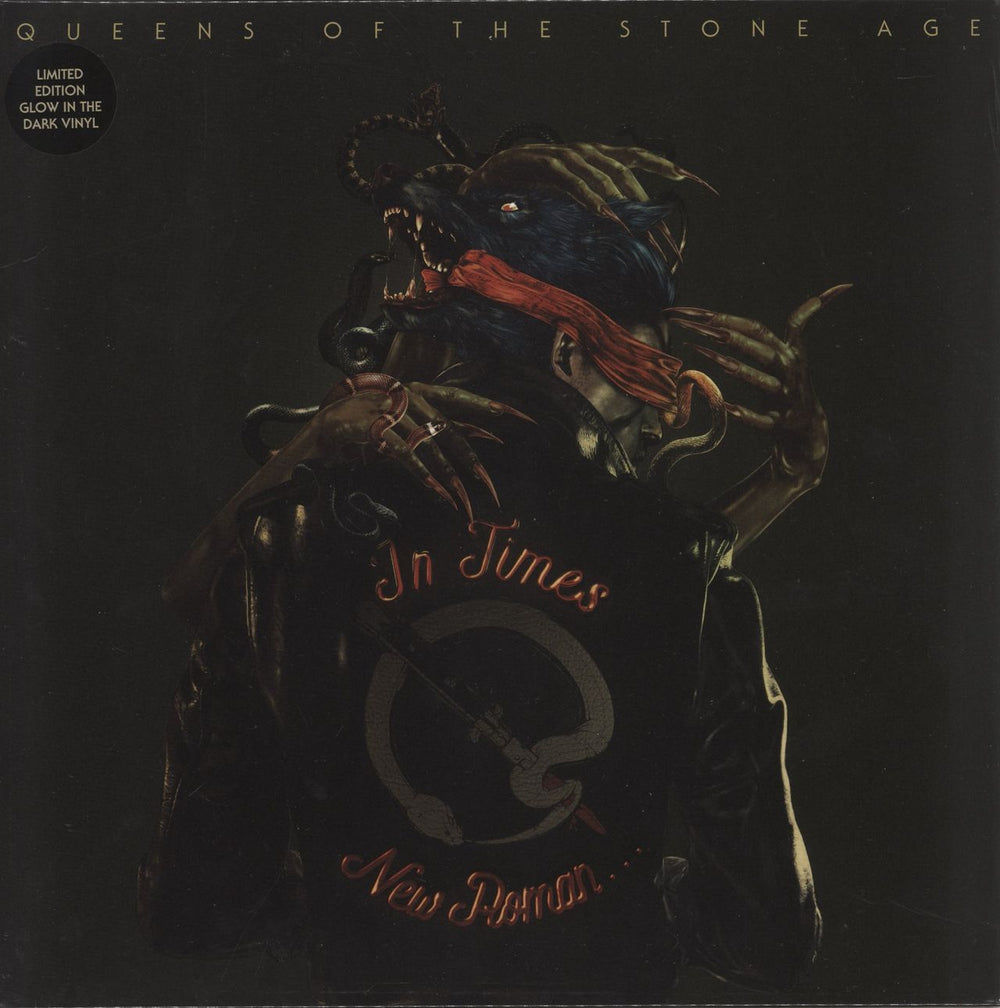 Queens Of The Stone Age In Times New Roman... - Glow In The Dark - Sealed UK 2-LP vinyl record set (Double LP Album) OLE1947LPE