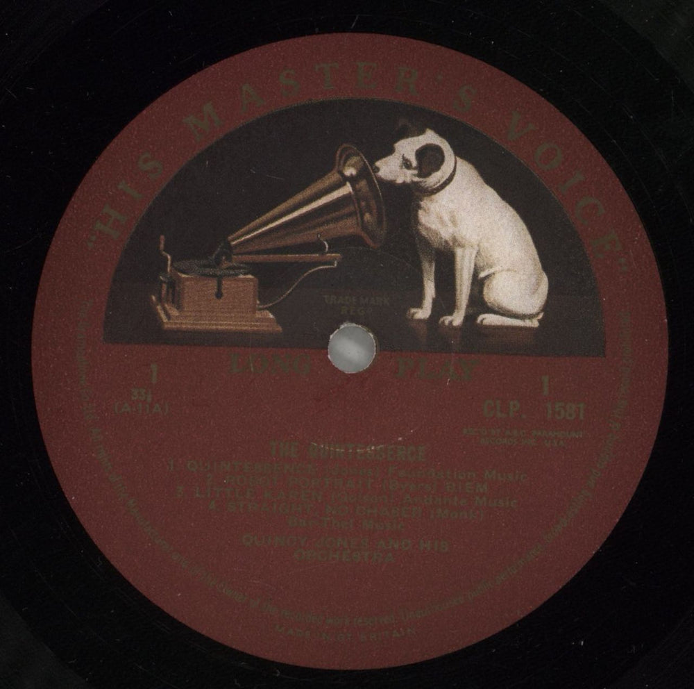 Quincy Jones The Quintessence UK vinyl LP album (LP record) QUJLPTH671896