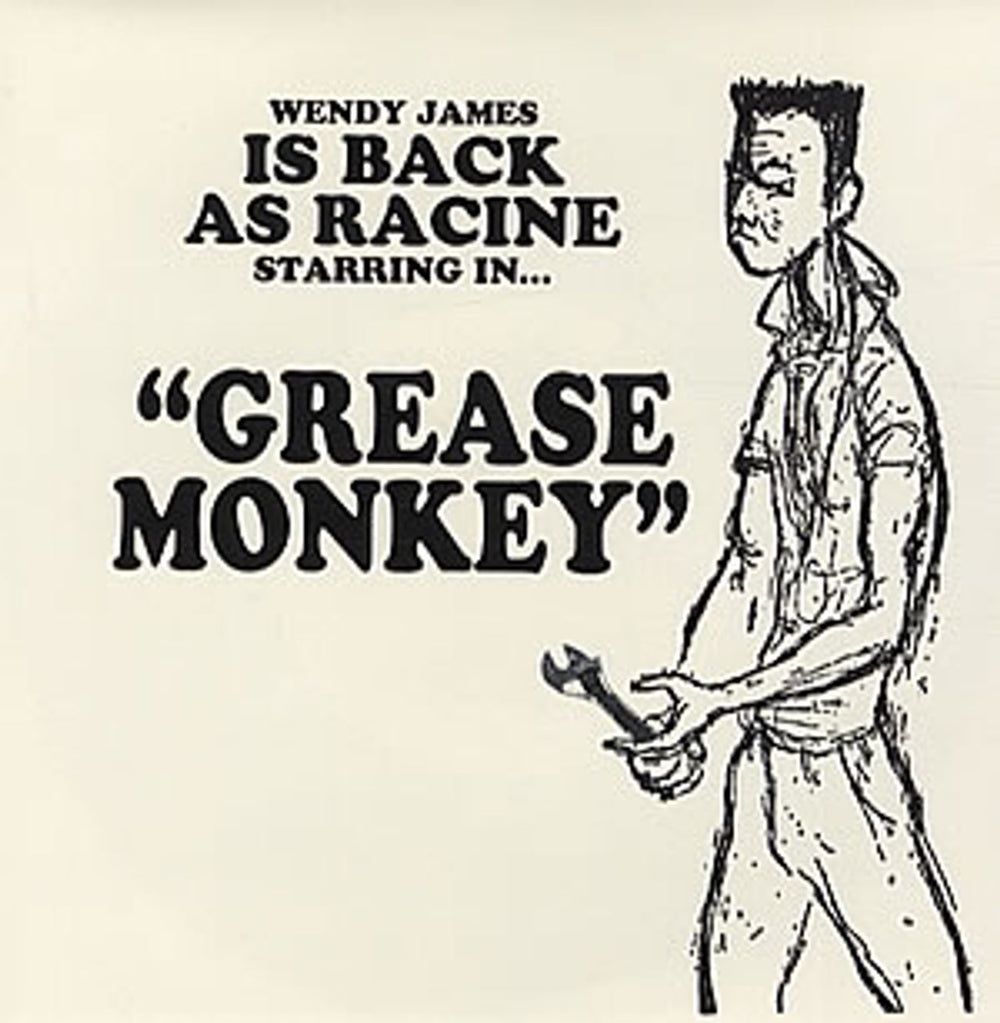 Racine Grease Monkey UK 7" vinyl single (7 inch record / 45) PIAKS1