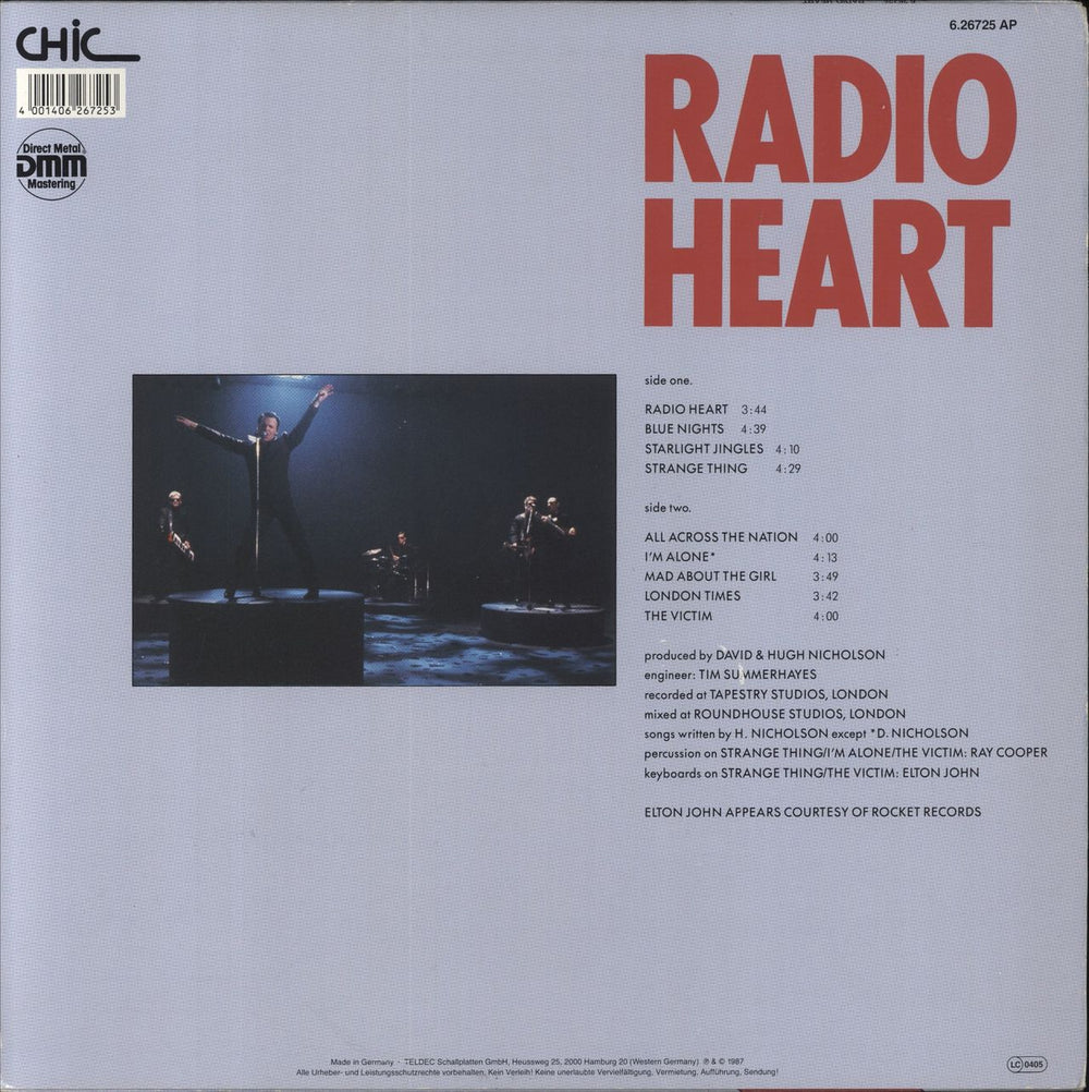 Radio Heart Radio Heart German vinyl LP album (LP record) 4001406267253