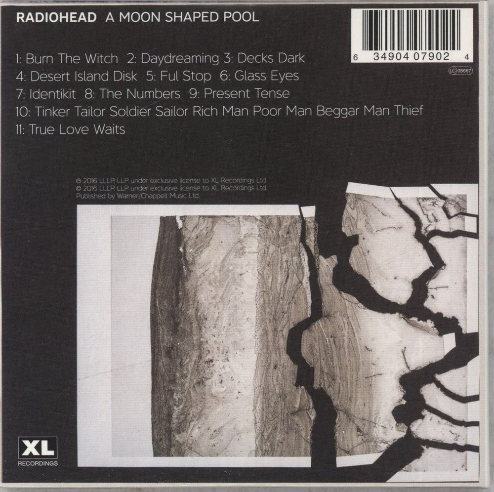 Radiohead A Moon Shaped Pool UK Promo CD album (CDLP) R-HCDAM846922