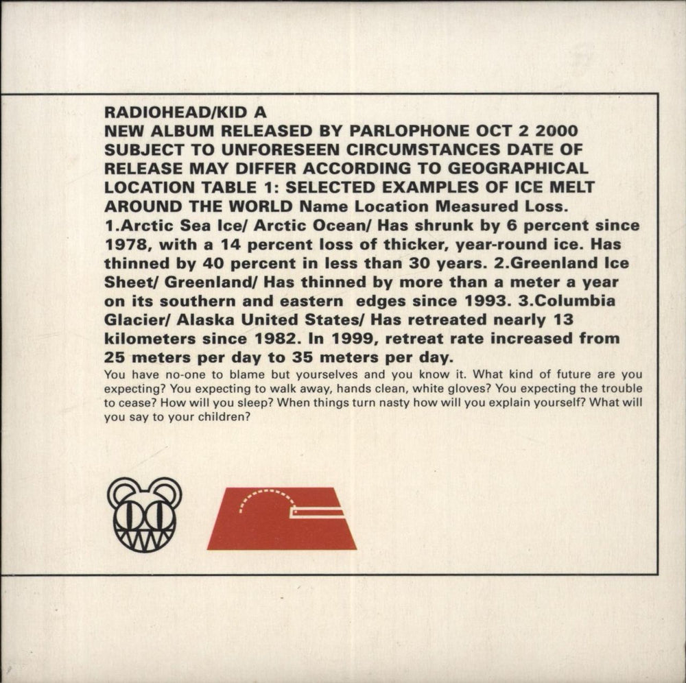 Radiohead Idioteque UK Promo CD single (CD5 / 5")