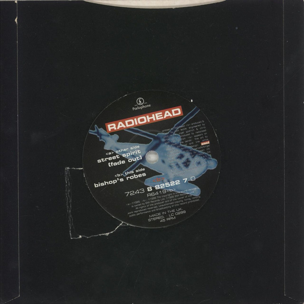 Radiohead Street Spirit [Fade Out] - White Vinyl - VG UK 7" vinyl single (7 inch record / 45) 724388252270
