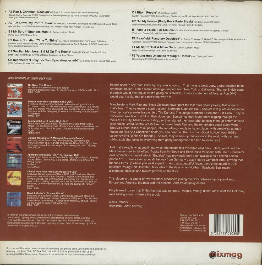 Rae & Christian Blazing The Crop UK 2-LP vinyl record set (Double LP Album) 5029418030305