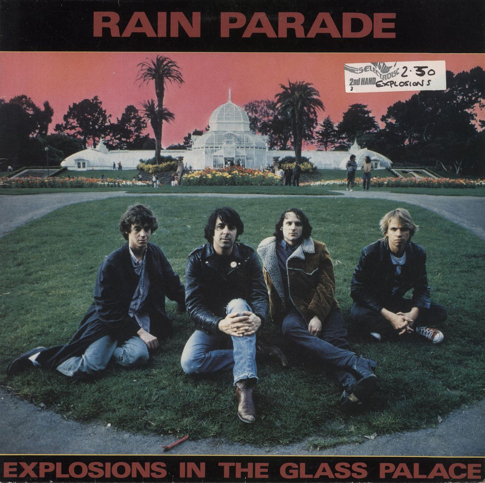 Rain Parade Explosions In The Glass Palace - 1st UK vinyl LP album (LP record) ZANE003