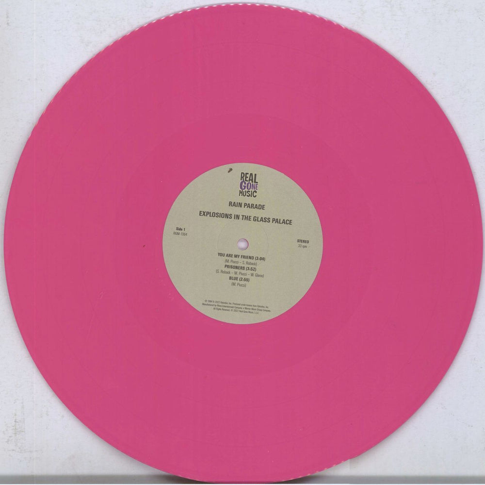 Rain Parade Explosions In The Glass Palace - RSD22 - Magenta Vinyl US vinyl LP album (LP record) RNPLPEX831333