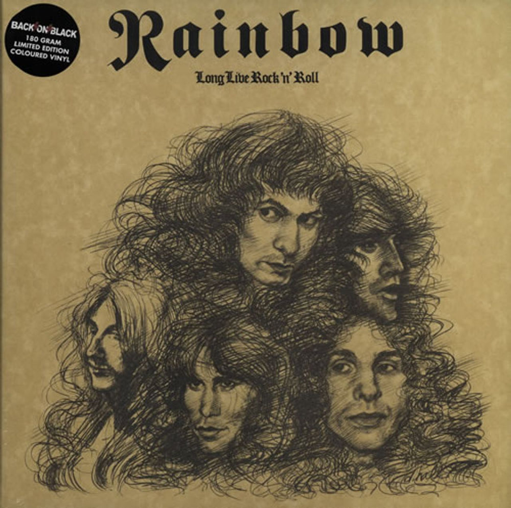 Rainbow Long Live Rock 'n' Roll - Coloured - Sealed UK vinyl LP album (LP record) RCV027LPLTD