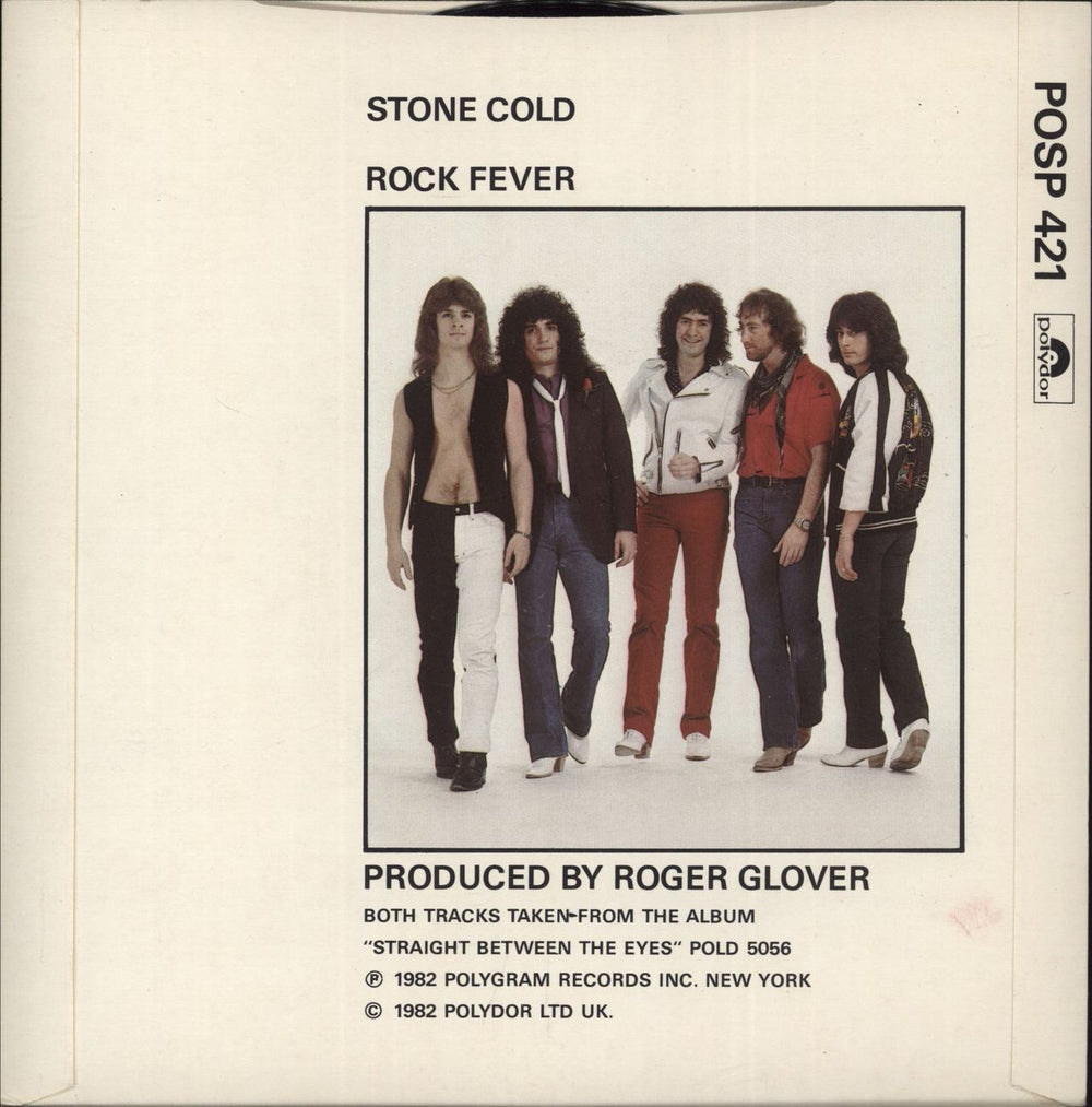 Rainbow Stone Cold UK 7" vinyl single (7 inch record / 45)