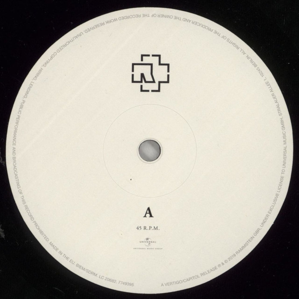 Rammstein Untitled - 180 Gram UK 2-LP vinyl record set (Double LP Album) RMM2LUN867907