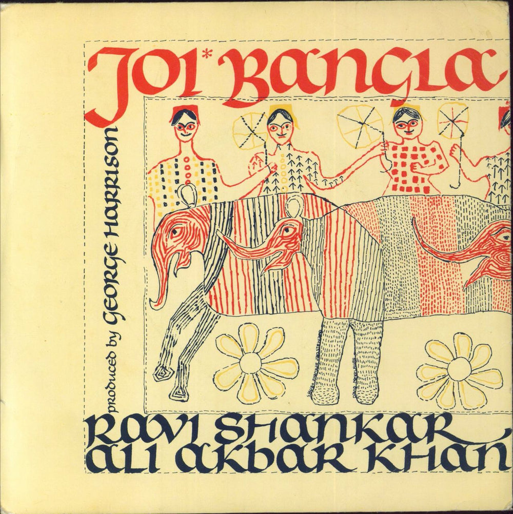 Ravi Shankar Joi Bangla - p/s - VG UK 7" vinyl single (7 inch record / 45) APPLE37