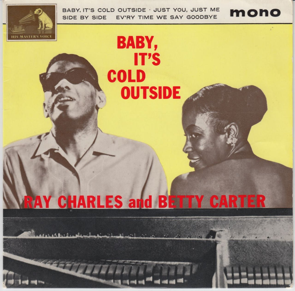 Ray Charles And Betty Carter Baby, It's Cold Outside UK 7" vinyl single (7 inch record / 45) 7EG8807