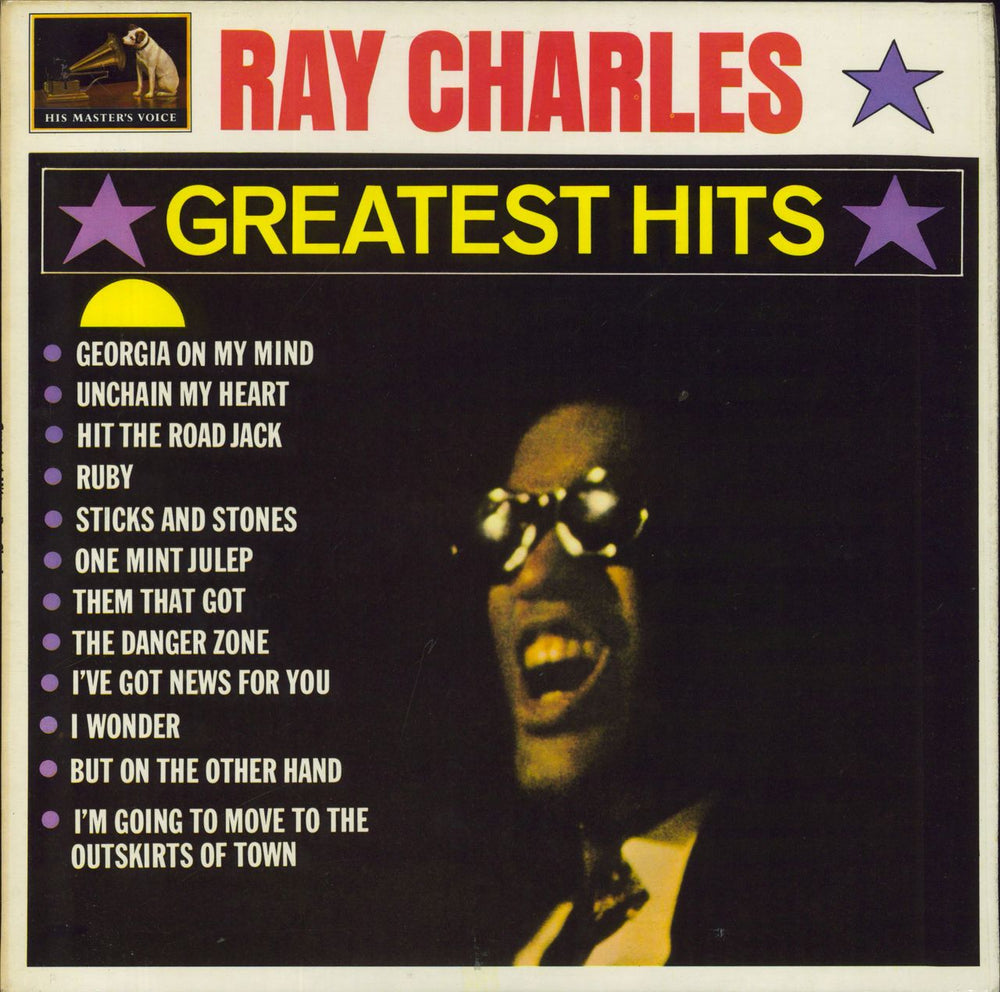 Ray Charles Greatest Hits UK vinyl LP album (LP record) CSD1482