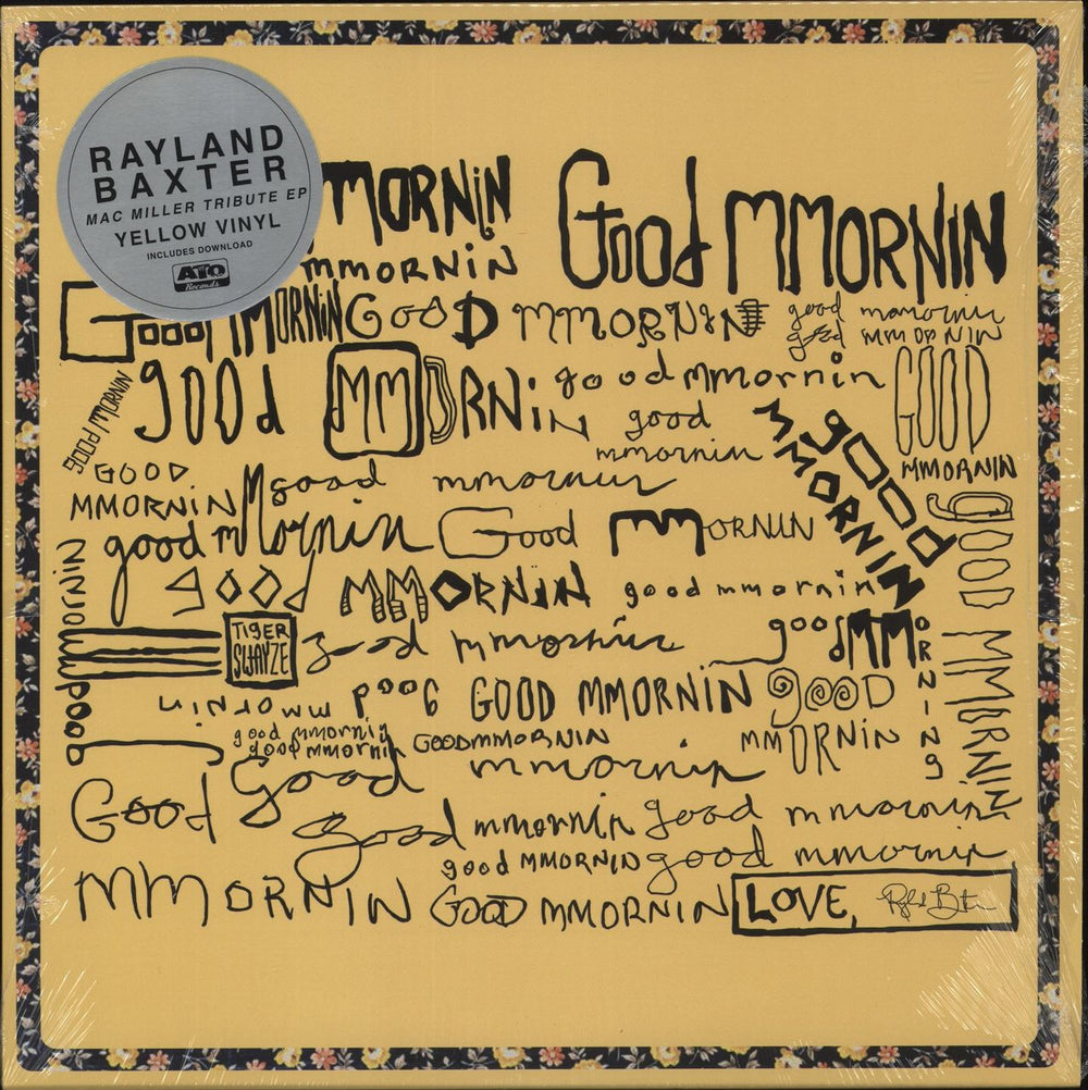 Rayland Baxter Good Mmornin - Yellow Vinyl - Shrink US vinyl LP album (LP record) ATO0509