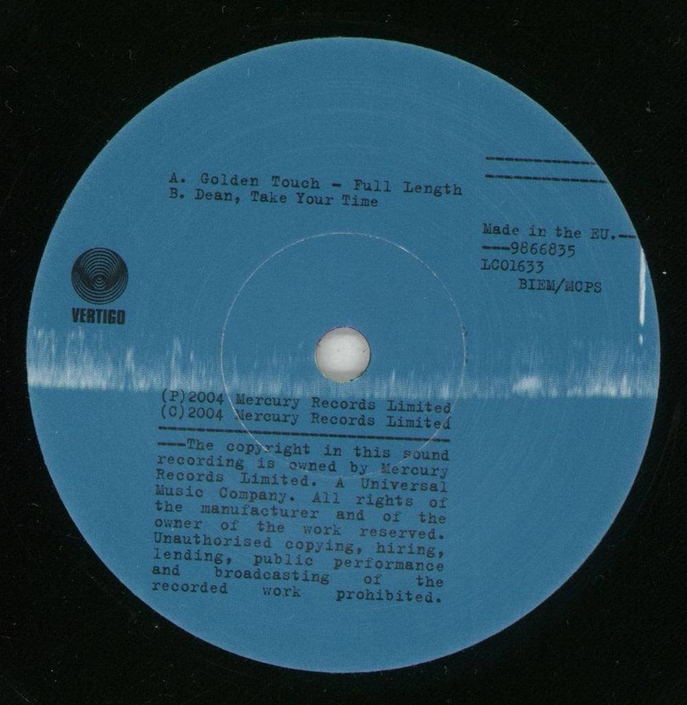 Razorlight Golden Touch UK 7" vinyl single (7 inch record / 45) RZR07GO284834