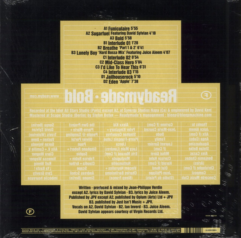 Readymade Bold French 2-LP vinyl record set (Double LP Album) 5413356790016