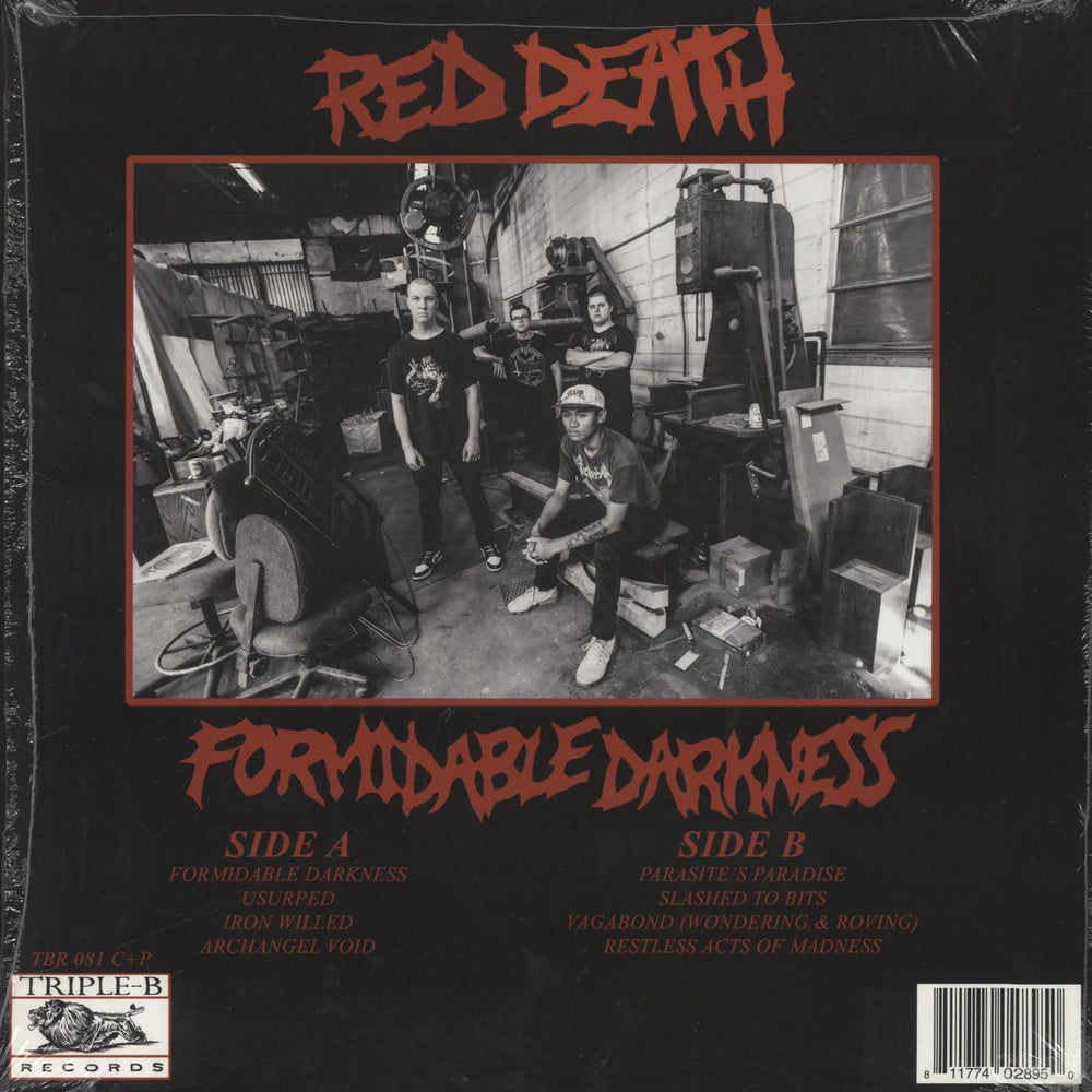 Red Death Formidable Darkness - White Vinyl US vinyl LP album (LP record) 811774028950