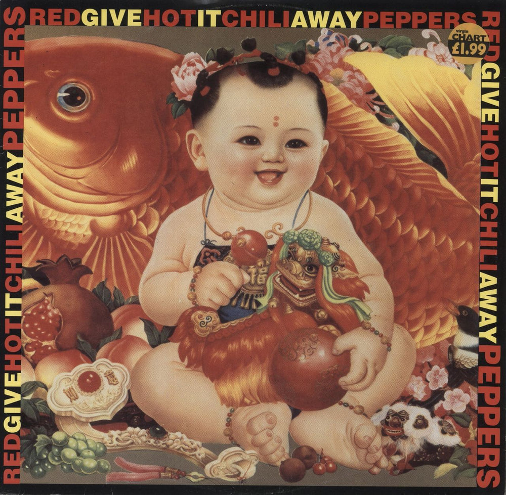 Red Hot Chili Peppers Give It Away UK 12" vinyl single (12 inch record / Maxi-single) W0225T