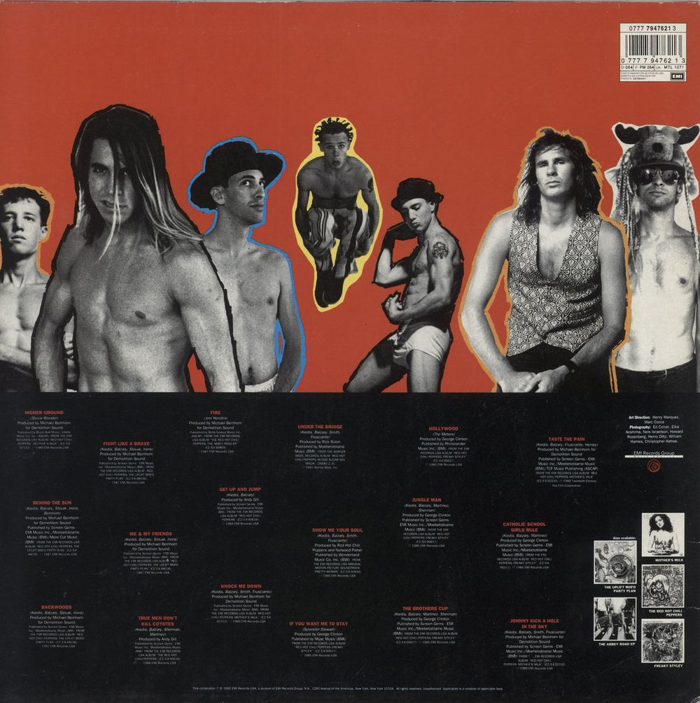 Red Hot Chili Peppers What Hits!? German vinyl LP album (LP record) 077779476213