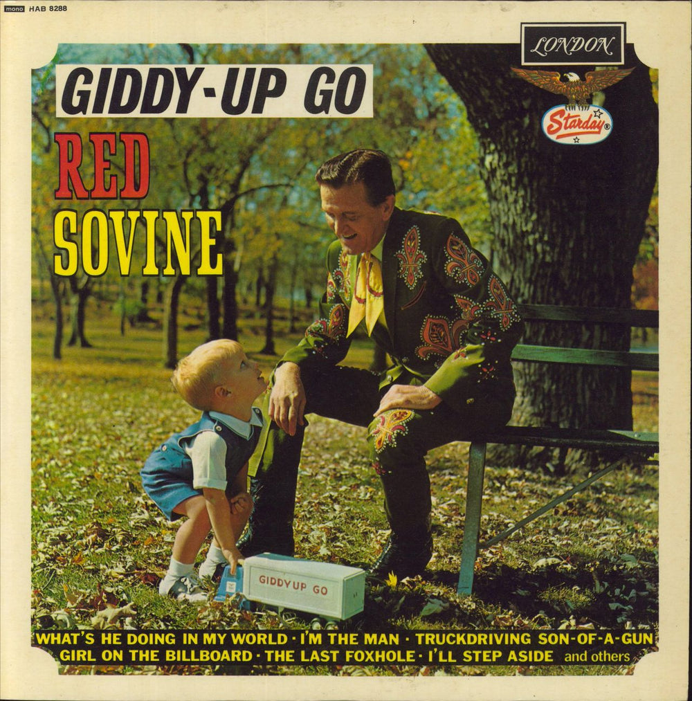 Red Sovine Giddy-Up-Go UK vinyl LP album (LP record) HAB8288