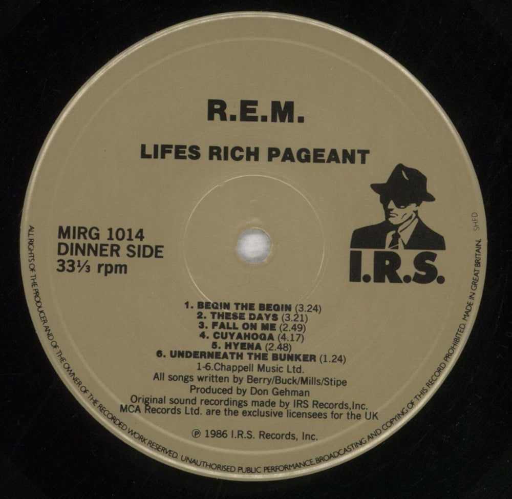 REM Lifes Rich Pageant UK vinyl LP album (LP record) REMLPLI109884