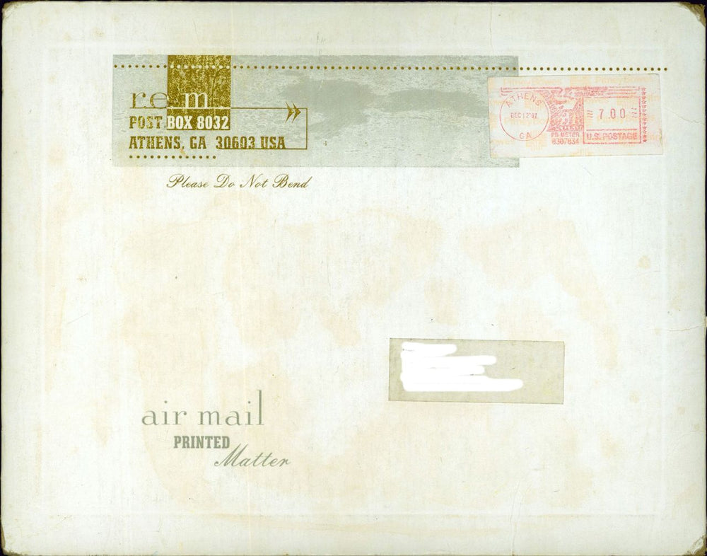 REM Live For Today - Complete US Promo 7" vinyl single (7 inch record / 45) L-49453