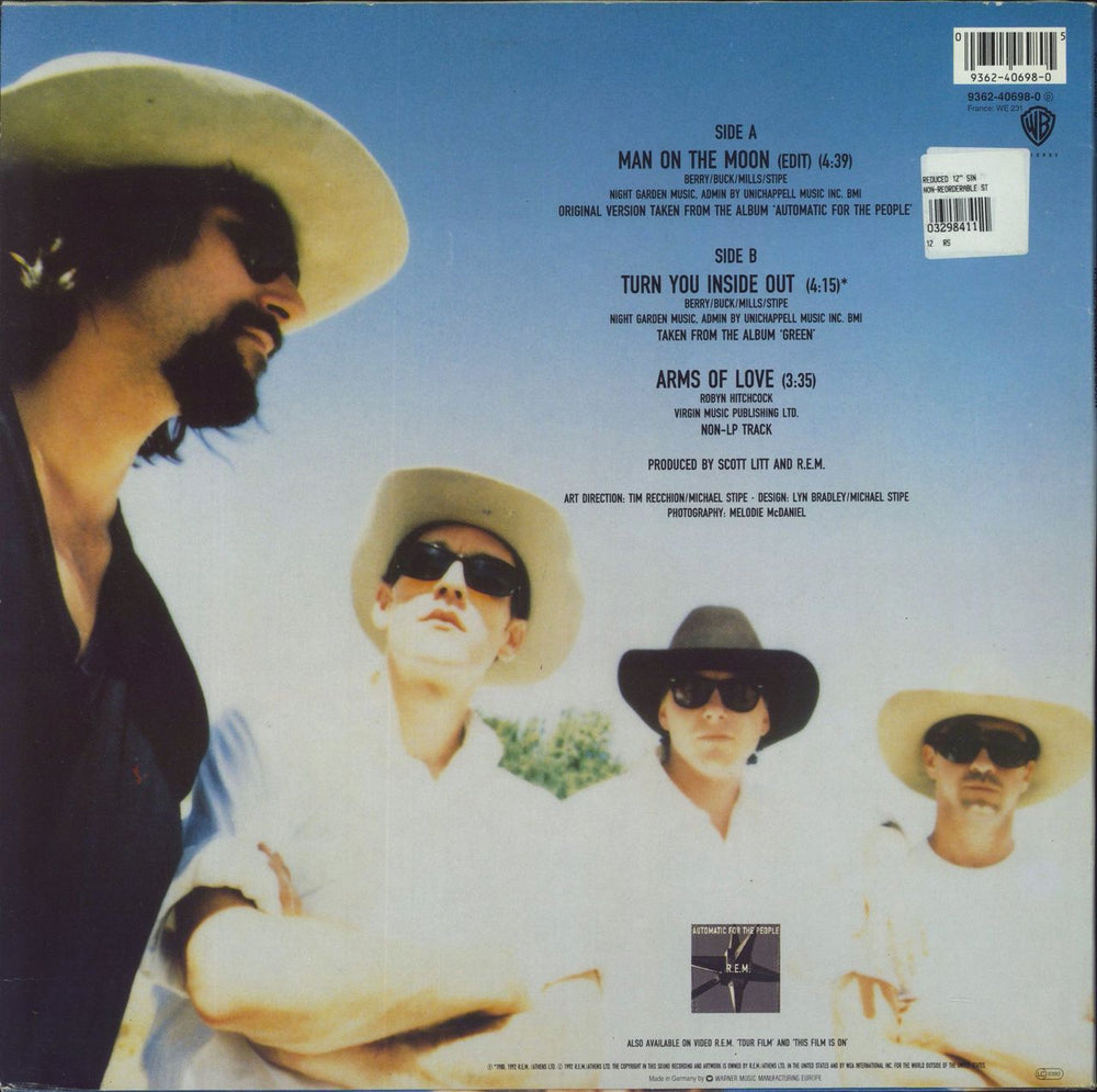 REM Man On The Moon German 12" vinyl single (12 inch record / Maxi-single) REM12MA11086