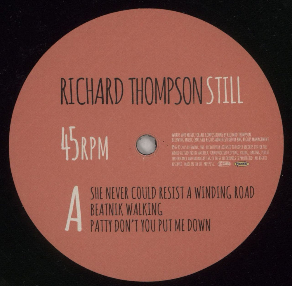 Richard Thompson Still - shrink UK 2-LP vinyl record set (Double LP Album) RTH2LST743820