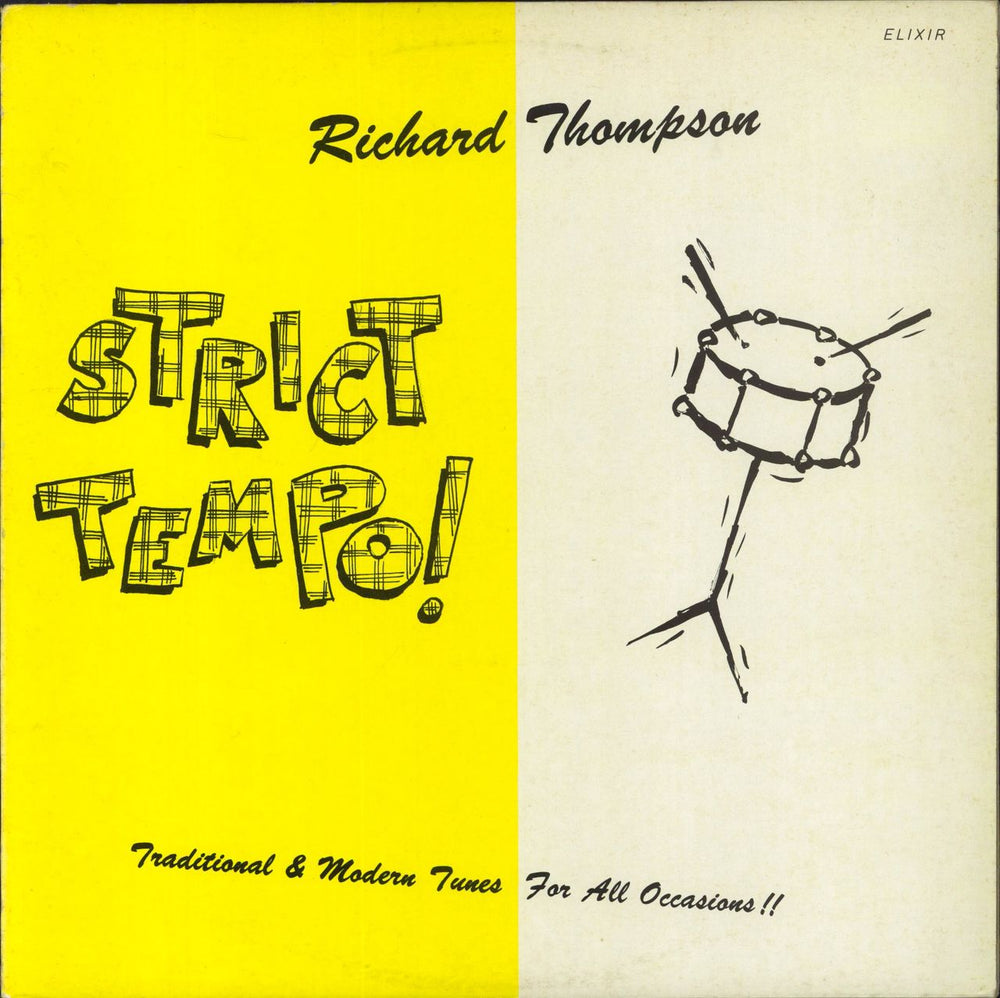 Richard Thompson Strict Tempo! UK vinyl LP album (LP record) LP1