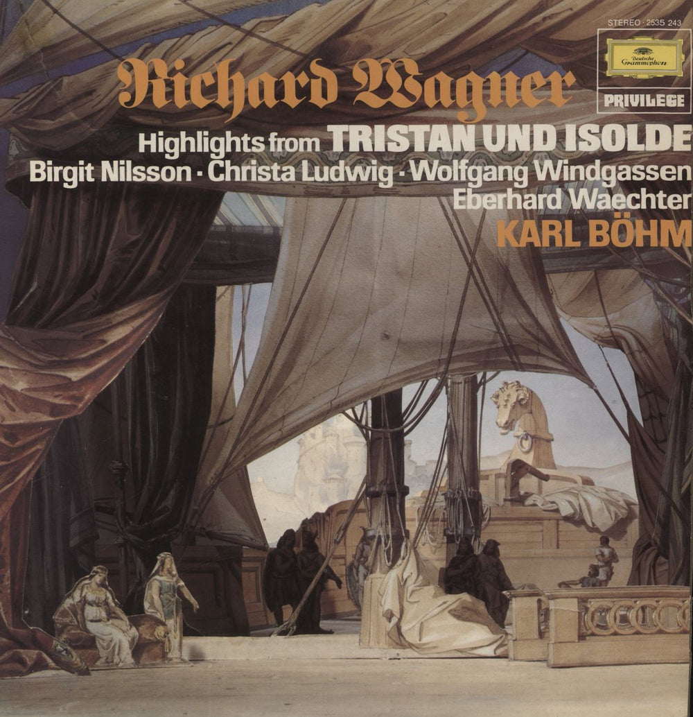 Richard Wagner Wagner: Scenes From Tristan Und Isolde UK vinyl LP album (LP record) 2535243-10