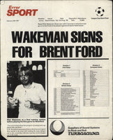 Rick Wakeman Daily Error UK tour programme