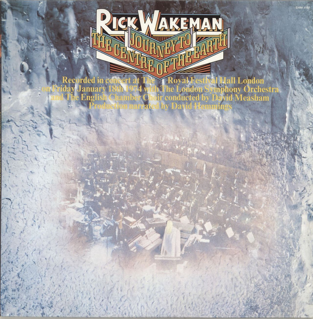 Rick Wakeman Journey To The Centre Of The Earth UK vinyl LP album (LP record) SHM3164