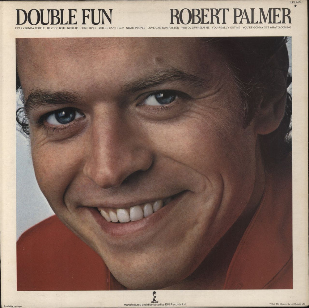 Robert Palmer Double Fun - blue label UK vinyl LP album (LP record)