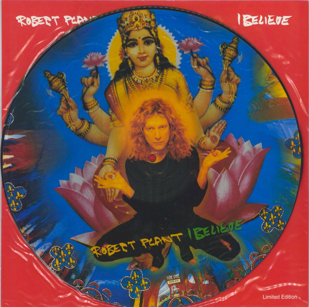 Robert Plant I Believe UK 12" vinyl picture disc (12 inch picture record) FATE212