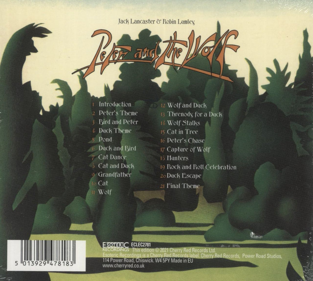 Robin Lumley Peter And The Wolf - Sealed UK CD album (CDLP) 5013929478183
