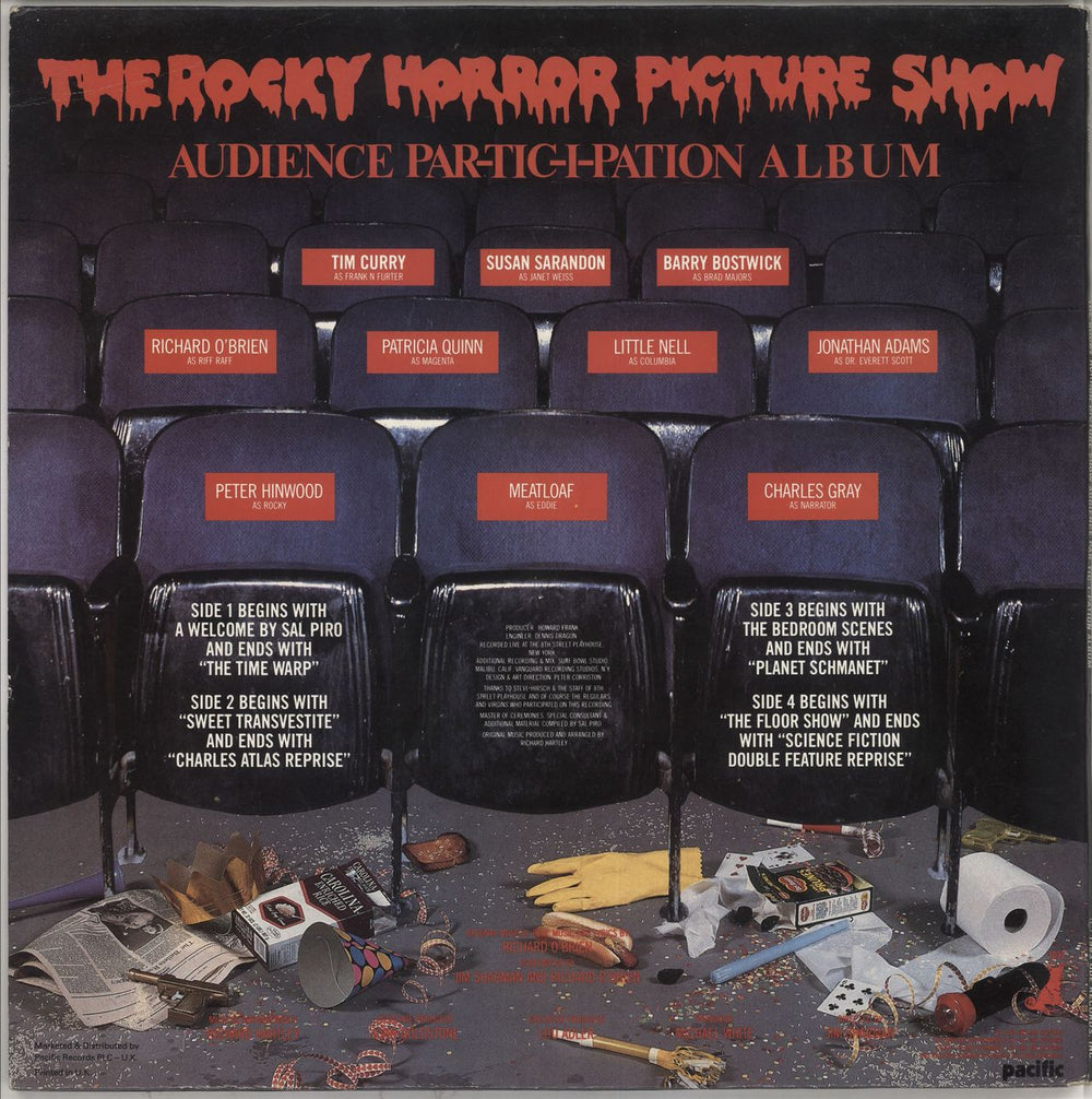 Rocky Horror The Rocky Horror Picture Show Audience Par-Tic-I-Pation - 1st UK 2-LP vinyl record set (Double LP Album)